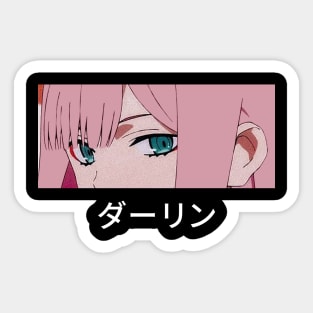 Zero Two Darling in the Franxx Sticker